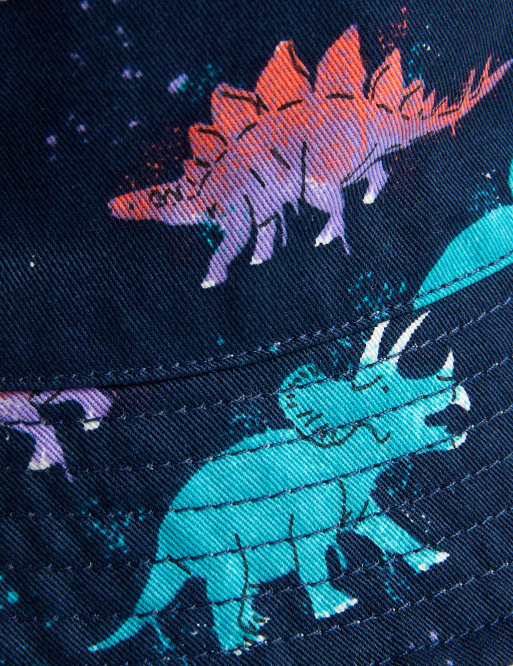 Kids' Pure Cotton Dinosaur Sun Hat (1-13 Yrs) image 3