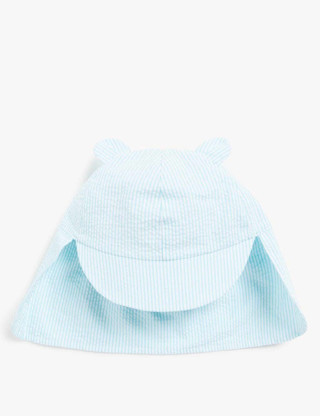 Kids' Pure Cotton Striped Sun Hat (0-6 Yrs) image 1