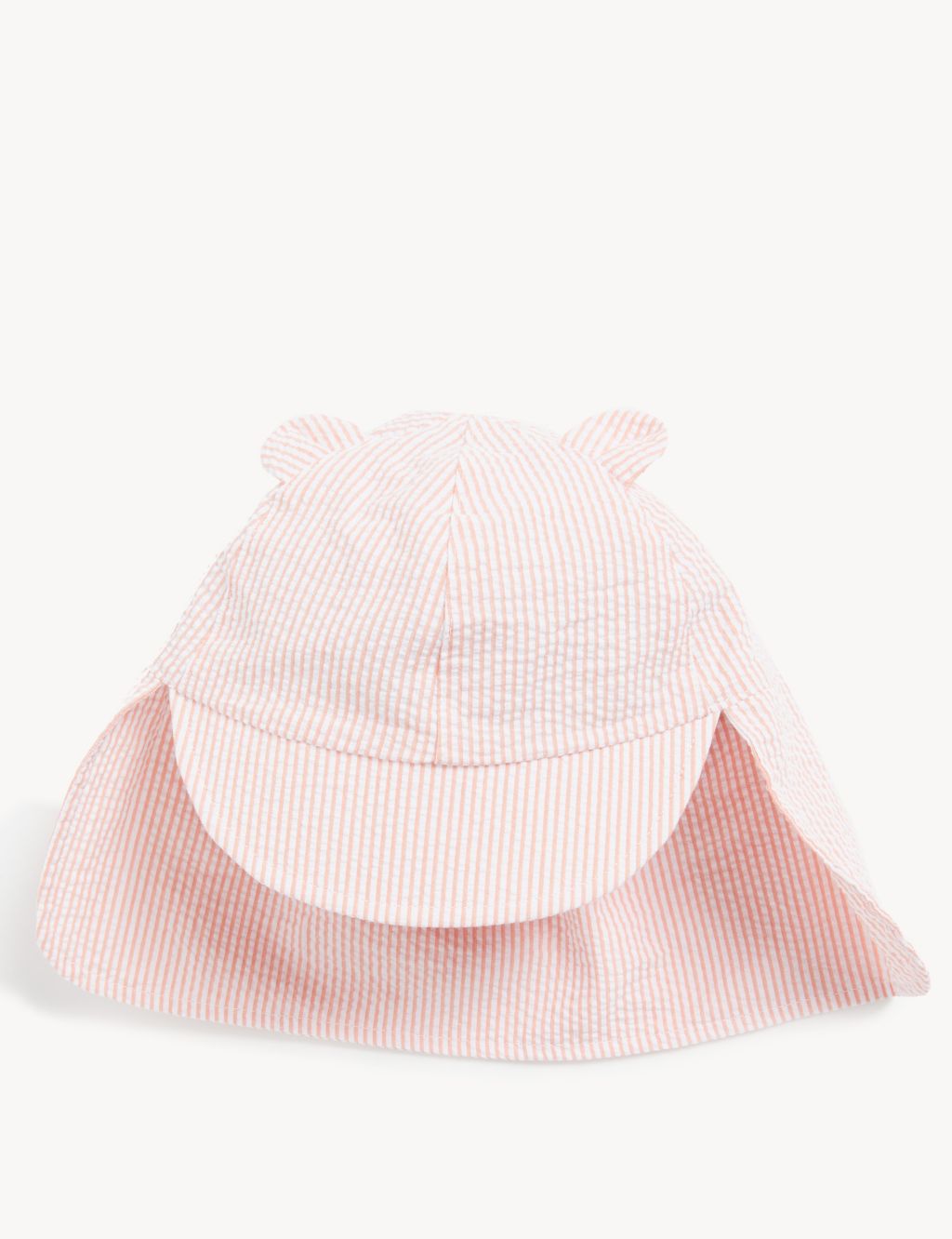 Kids' Pure Cotton Striped Sun Hat (0-6 Yrs) image 1