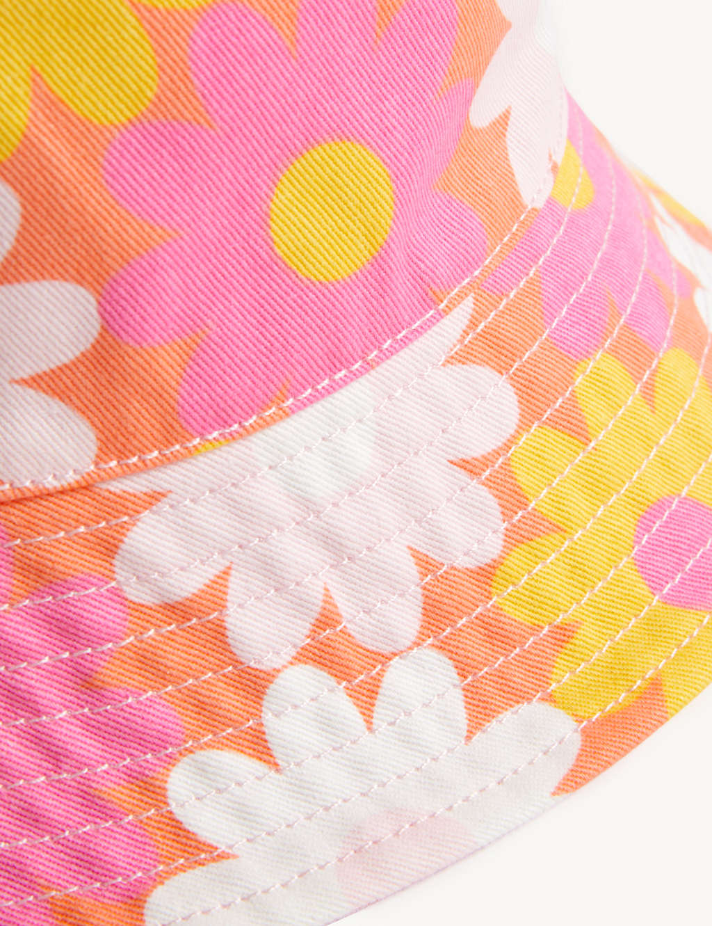 Kids' Pure Cotton Floral Sun Hat image 3