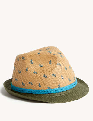 

Boys M&S Collection Kids' Palm Tree Sun Hat (1-13 Yrs) - Multi, Multi