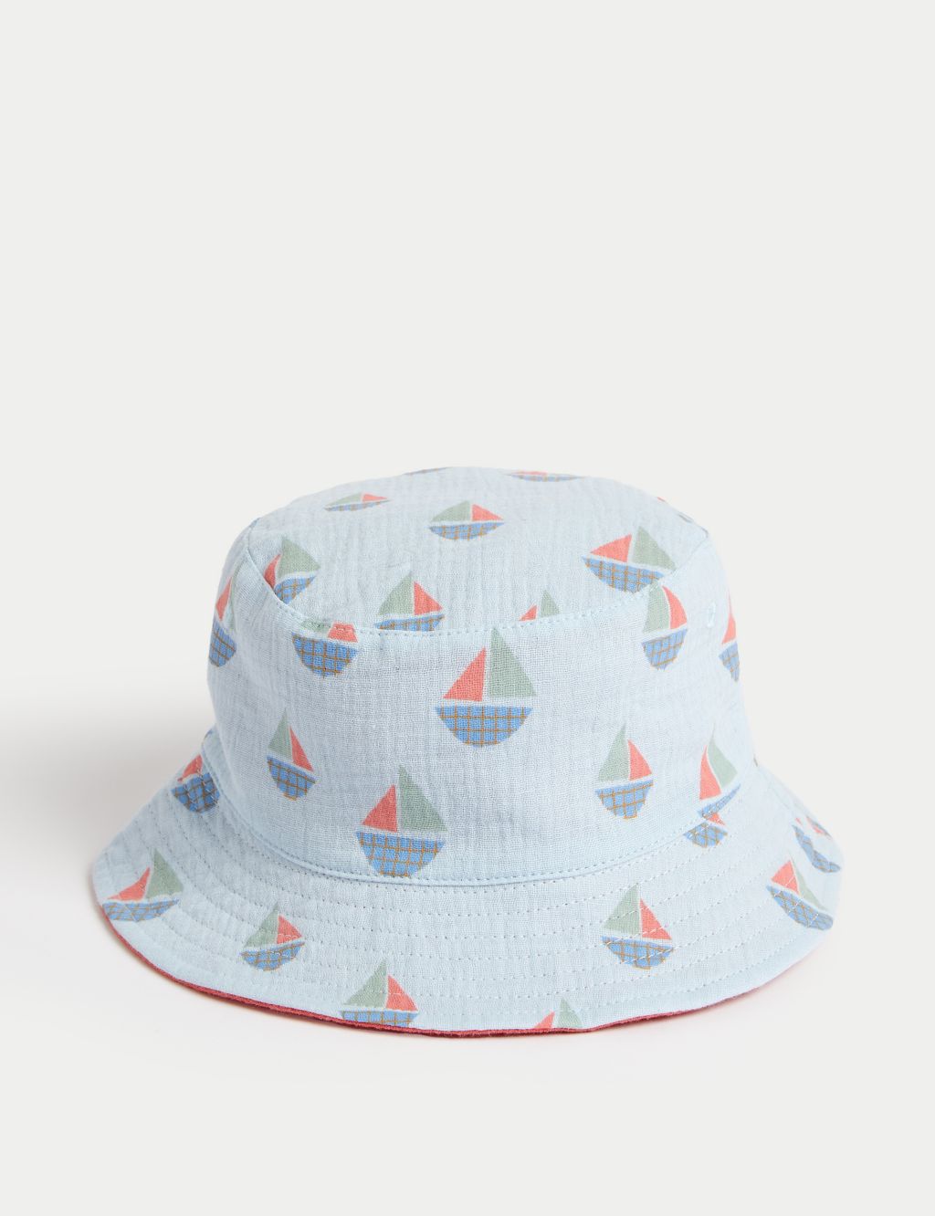 Kids' Pure Cotton Reversible Sun Hat (1 - 6 Yrs) image 1