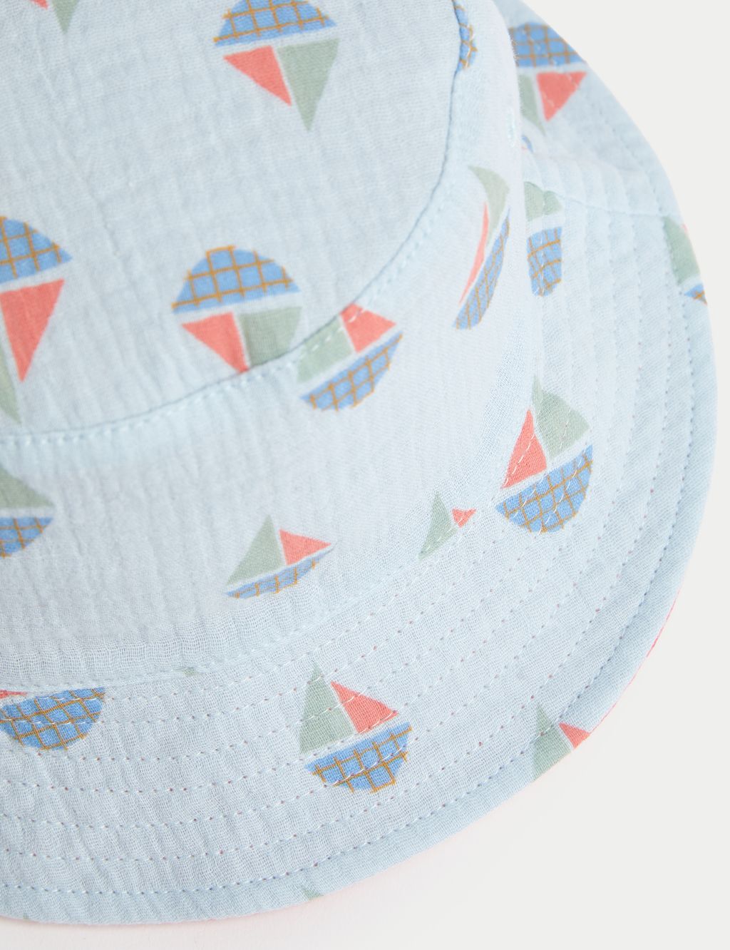 Kids' Pure Cotton Reversible Sun Hat (1 - 6 Yrs) image 3