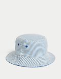 Pure Cotton Striped Sun Hat (0-1 Yrs)