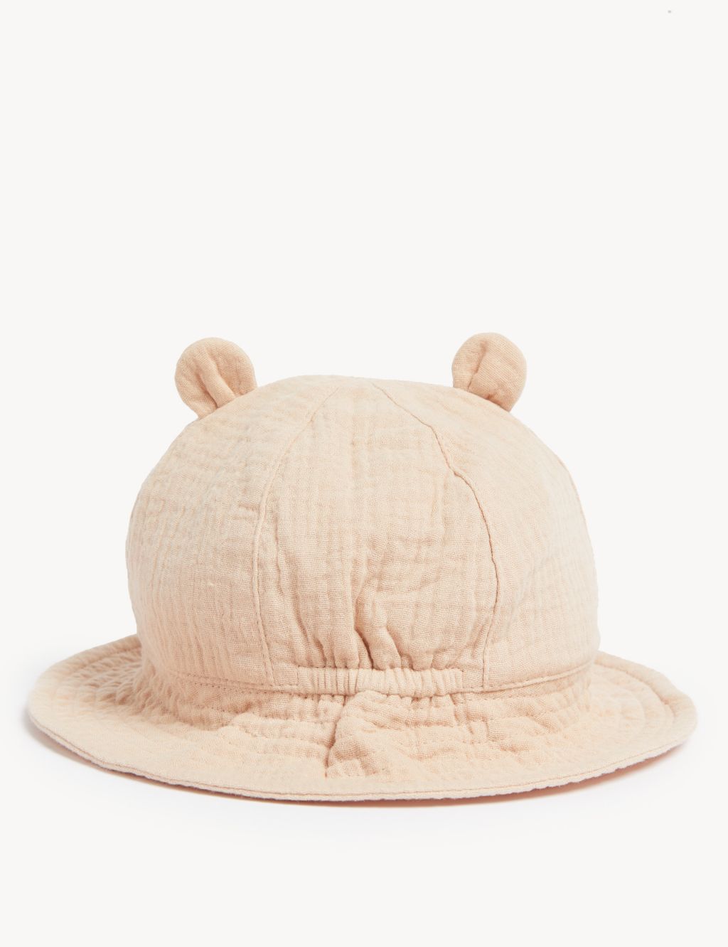 Kids' Pure Cotton Bear Sun Hat (0-6 Yrs) image 2