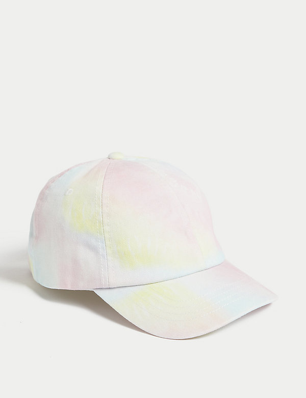 قبعة بيسبول من القطن الصافي للأطفال بألوان متباينة (1 - 13 سنة) - SA