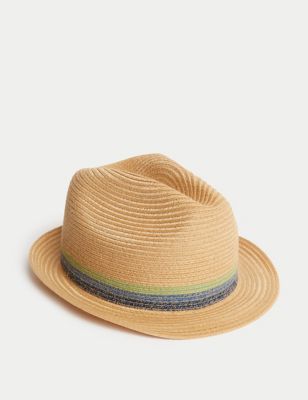 M&S Boy's Kid's Sun Hat (18 Mths-13 Yrs) - 18-36 - Natural, Natural