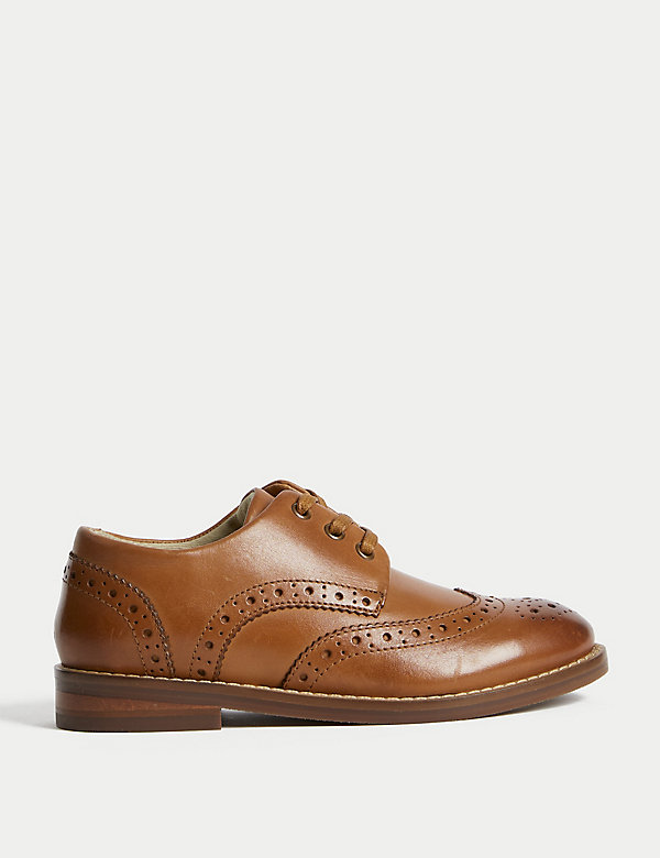 Kids' Leather Brogues (8 Small - 2 Large) - TW