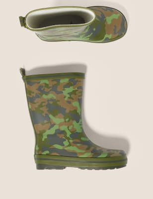 Boys on sale camouflage wellies