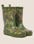 Kids' Camouflage Wellies (13 Small - 7 Large)