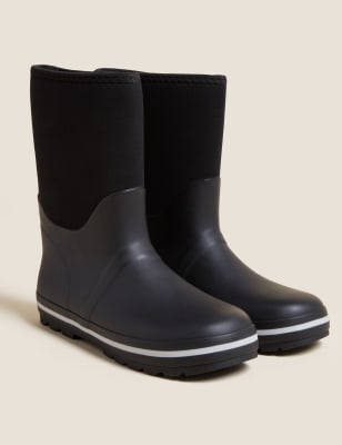 

Unisex,Boys,Girls M&S Collection Kids' Wellies (13 Small - 7 Large) - Black, Black