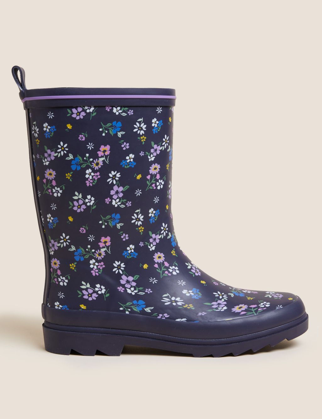Kids' Floral Wellies (13 Small - 6 Large) image 1