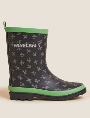 

Boys M&S Collection Kids' Minecraft™ Wellies (13 Small - 7 Large) - Black Mix, Black Mix