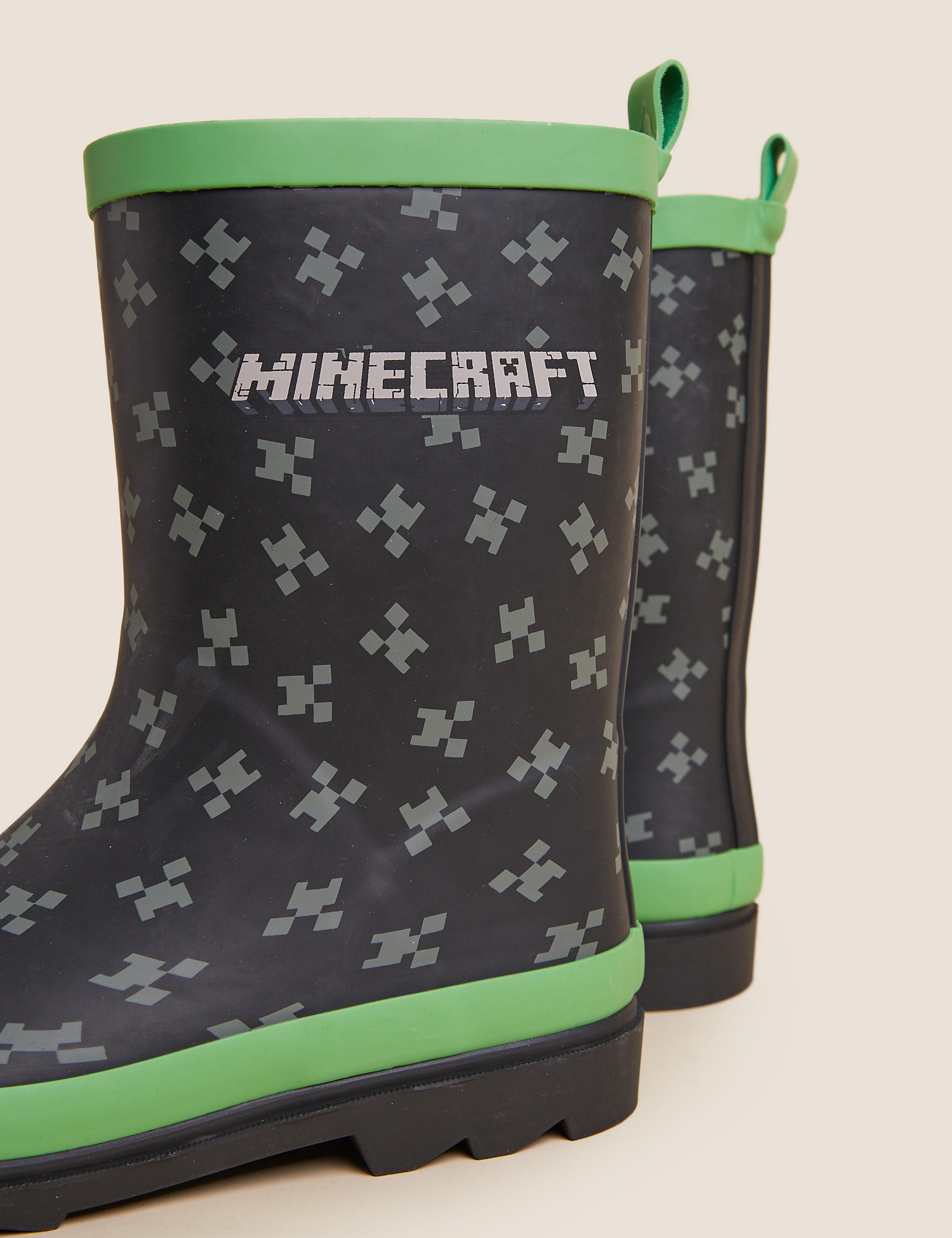 Kids' Minecraft™ Wellies (13 Small - 7 Large)
