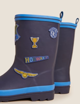 

Unisex,Boys,Girls M&S Collection Kids' Harry Potter™ Wellies (13 Small - 7 Large) - Navy, Navy