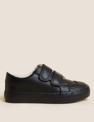 

Boys M&S Collection Kids' Freshfeet™ Riptape Shoes (3 Small - 13 Small) - Black, Black