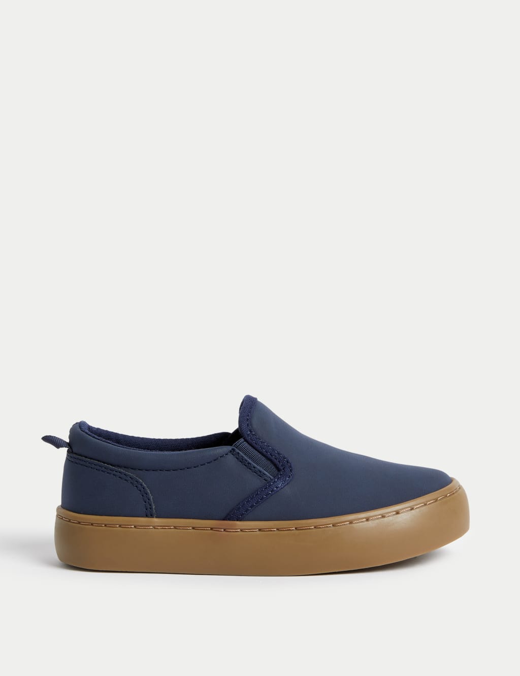 Boys navy slip on shoes clearance