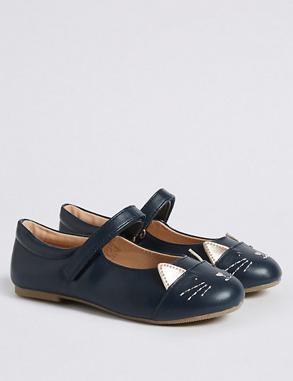 Kids Freshfeet™ Mary Jane Cat Shoes (5 Small - 12 Small)