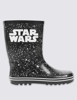 Boys star shop wars wellies