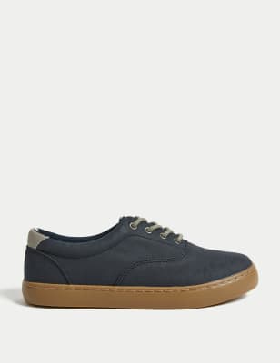 Contrast lace-up trainers - Boys