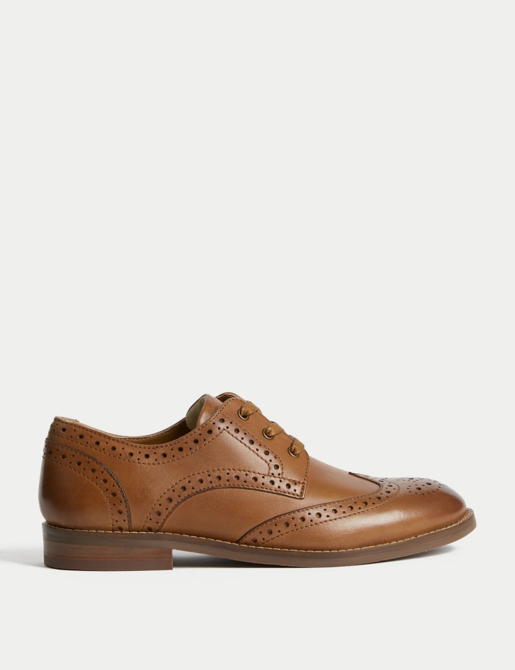 Kids' Leather Brogues (3 Large - 7 Large) image 1