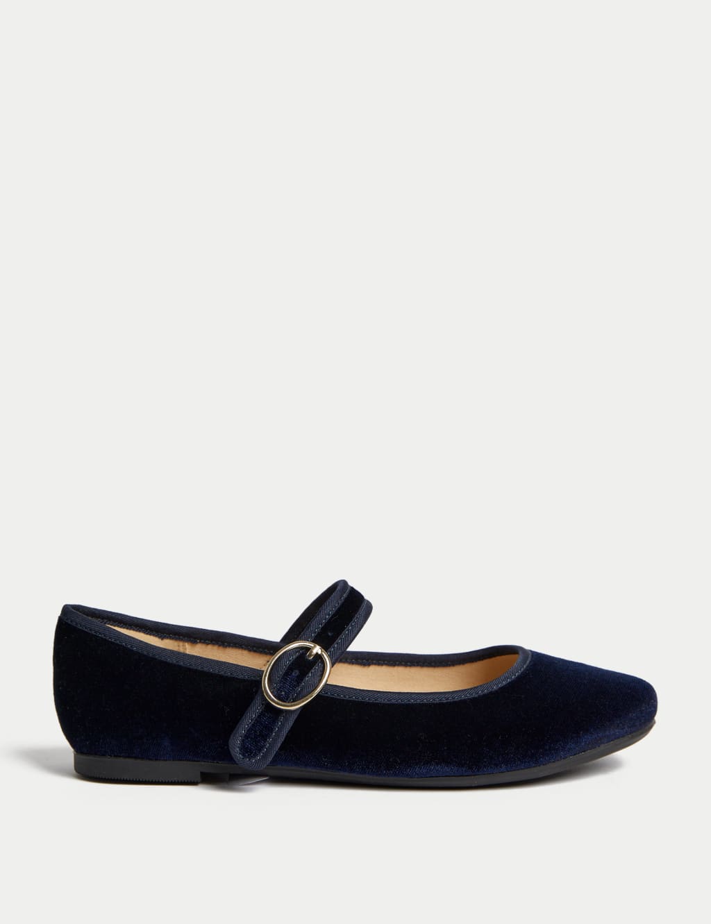 Kids' Velvet Mary Jane Shoes (13 Small - 6 Large) image 1