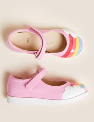 

M&S Collection Kinder-Spangenschuhe mit Freshfeet™ und Klettverschluss (19,5-32) - Pink, Pink