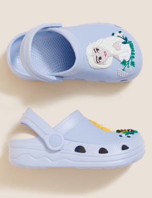 

Girls M&S Collection Kids' Disney Frozen™ Clogs (4 Small - 12 Small) - Blue, Blue