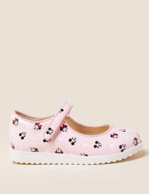 

Girls M&S Collection Kids' Freshfeet™ Minnie™ Riptape Shoes (4 Small - 12 Small) - Pink, Pink