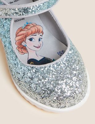 Girls M&S Collection Kids' Freshfeet™ Disney Frozen™ Shoes (4 Small - 13 Small) - Blue Mix