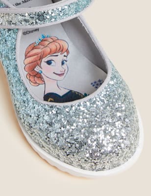 Girls M&S Collection Kids' Freshfeet™ Disney Frozen™ Shoes (4 Small - 13 Small) - Blue Mix