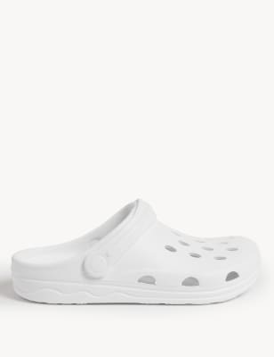 

M&S Collection Einfarbige Kindercloggs für den Urlaub (33,5-40,5) - White, White