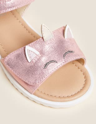 

Girls M&S Collection Kids' Unicorn Riptape Sandals (4 Small - 13 Small) - Pink Mix, Pink Mix