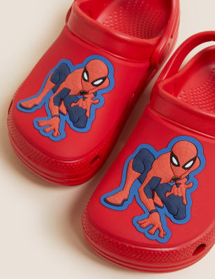 Kids best sale crocs spiderman