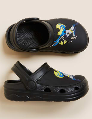 Boys M&S Collection Kids' Batman™ Clogs (4 Small - 12 Small) - Black