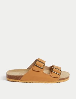 

Boys M&S Collection Kids' Slip on Footbed Sandal (13 Small - 7 Large) - Tan, Tan