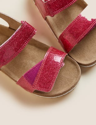 

M&S Collection Sandalias infantiles Freshfeet™ con velcro (4 pequeño-13 pequeño) - Pink, Pink