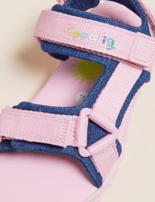 

Girls M&S Collection Kids' Peppa Pig™ Riptape Trekkers (4-12 Small) - Pink, Pink