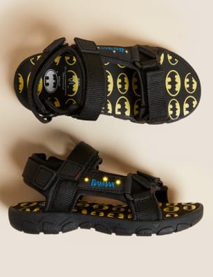 

Boys M&S Collection Kids' Batman™ Light Up Riptape Trekkers (4 Small - 12 Small) - Black Mix, Black Mix