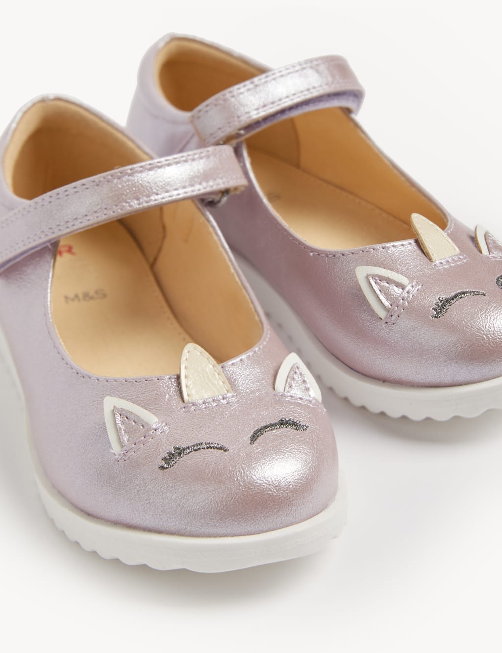 Kids’ Unicorn Riptape Mary Jane Shoes (4 Small - 2 Large) image 2