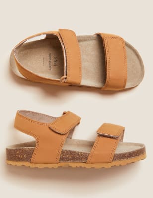 

Unisex,Boys,Girls M&S Collection Kids' Freshfeet™ Riptape Sandals (3 Small - 13 Small) - Tan, Tan