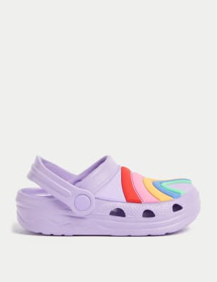 

Girls Kids' Rainbow Clogs (4 Small - 13 Small) - Multi, Multi