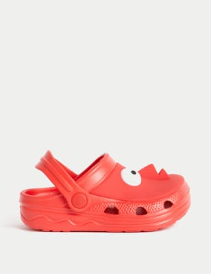

M&S Collection Kinder-Clogs mit Monstermotiv (20,5-35) - Red, Red