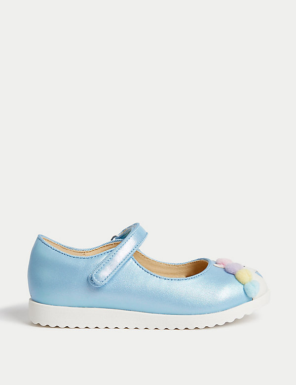 Zapatos infantiles Mary Jane con velcro y diseño de unicornios (4&nbsp;pequeño-2&nbsp;grande) - ES