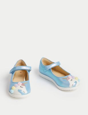 Kids' Riptape Unicorn Mary Jane Shoes (4 Small - 2 Large)