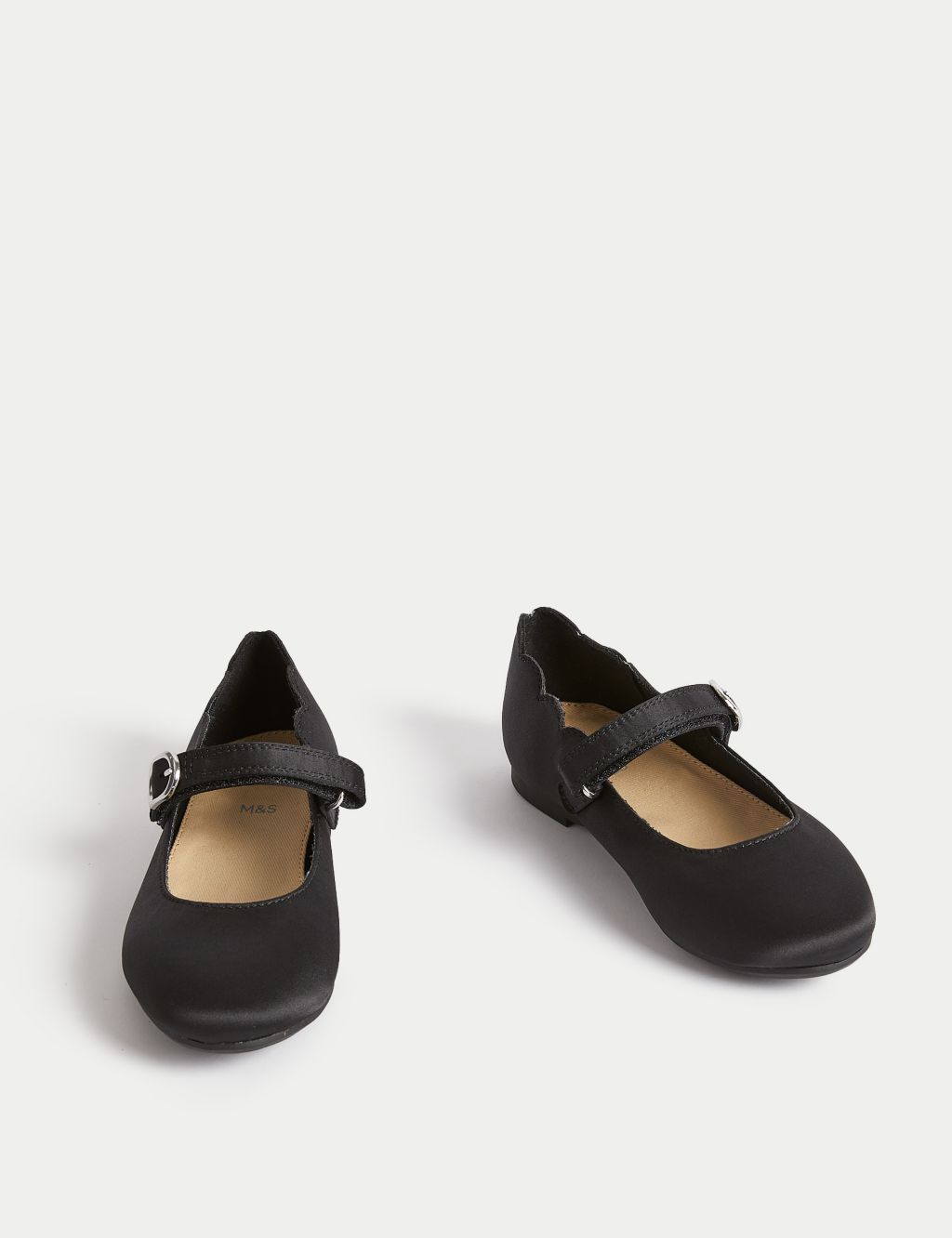 Kids' Satin Mary Jane Shoes (4 Small - 13 Small) image 2