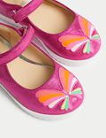 Kids' Butterfly Mary Jane Shoes (4 Small - 2 Large)