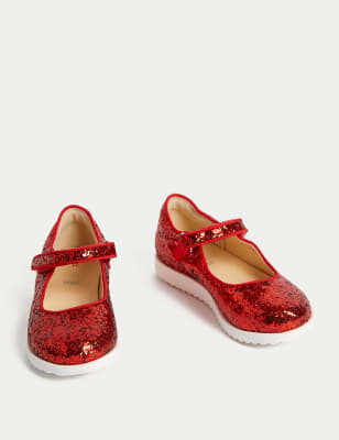Kids' Glitter Freshfeet™ Mary Jane Shoes