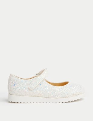 Kids' Freshfeet™ Glitter Ballet Pumps (4 Small - 2 Large)