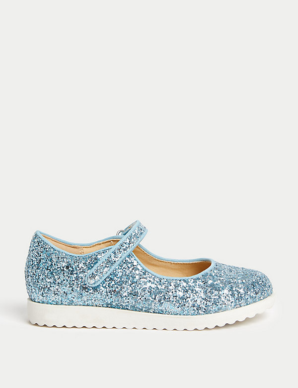 Kids' Glitter Mary Jane Shoes (4 Small - 2 Large) - FR